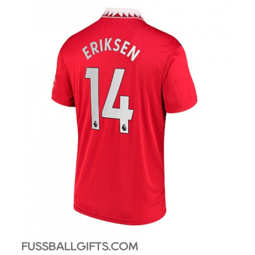 Manchester United Christian Eriksen #14 Fußballbekleidung Heimtrikot 2022-23 Kurzarm